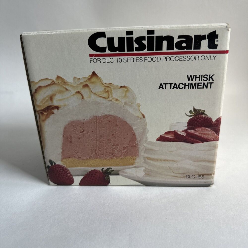 Cuisinart Food Processor Whisk Attachment Part # DLC-155 fits DLC-10 Orig Box